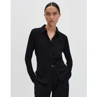 someday Blusenshirt KIRSTY Regular Button Up im Materialmix schmale Passform, gerader Schnitt