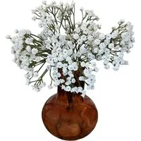 Kunstblume Schleierkraut 3 Zweige weiß (Gypsophila), 2474U, Höhe 55 cm, Blütenzweig