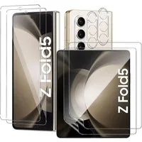 MSM Displayschutzglas 6in1 Schutzglas (Display + Kamera) für Samsung Galaxy Z Fold 5 5G
