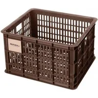 Basil Fahrradkorb Basil Fahrradkasten Crate M braun 45x35x25 cm