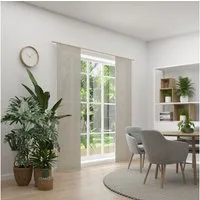 Neutex for you! Schiebegardine RAYA (1 St), Paneelwagen, halbtransparent, Grafische Linienstruktur