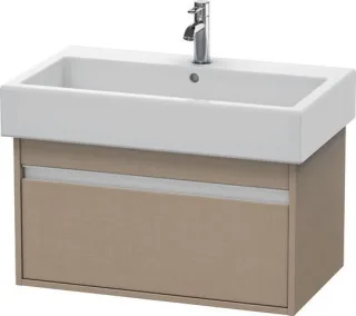 Duravit Ketho Waschtischunterbau wandhängend Leinen Matt 750x440x410 mm - KT668707575 KT668707575