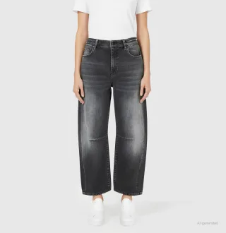 MAC - MAC JEANS - DAKOTA, Auth. comfort vintage denim grau - Gr. - 40