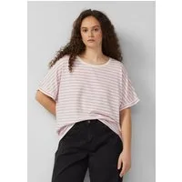 QS Kurzarmshirt T-Shirt T-Shirt mit Fledermausärmeln im Loose Fit