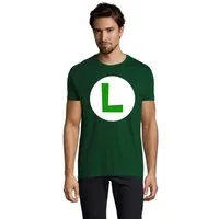 Blondie & Brownie T-Shirt Herren Mario Luigi Logo Shirt Retro Konsole Gaming Yoshi Luigi Herren Mario Luigi T-Shirt Retro Gaming Logo Konsole Classic Style
