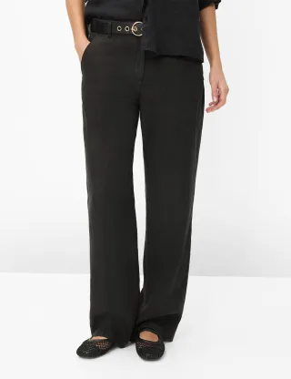 Brax Damen Palazzohose Style MAINE BLACK, schwarz, Gr. 40