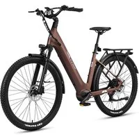 TTGO E-Bike Cityrad 28 Zoll, 70Nm Hinterradmotor, bis zu 120km, Federsattelstütze, 7 Gang SHIMANO, Kettenschaltung, Heckmotor, 720 Wh, Z3, Farbdisplay, Elektrofahrrad für Damen und Herren, Pedelec
