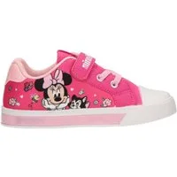 Disney Minnie Mouse Kinder mit Lichteffekt und PVC Sohle für Alltag und Schule Sneaker (Packung) wasserdicht