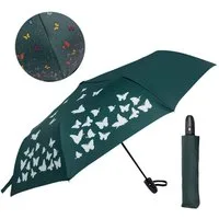 Esun Taschenregenschirm Regenschirm, Umbrella Schirm mit Farbwechsel Regen Taschenschirm, Sonnenschirm, Schirm Klein, Taschenschirm Faltbar