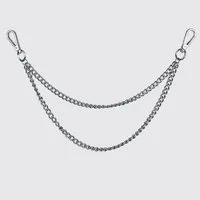 Ware aus aller Welt Hosenkette Zweireihige Schlüsselkette Brieftasche Kette Biker Trucker Punk Kette, (1-tlg)