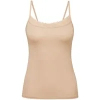 CALIDA Spaghettitop Natural Comfort Lace Damen (1-tlg) mit Spitze am Ausschnitt, verstellbare Träger, funktionell