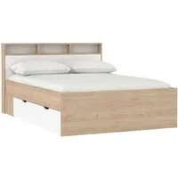 Home affaire Stauraumbett Ikast Bett, Bettgestell, Stauraum, Aufbewahrung, Liegefläche 140x200 cm, 2 Schubladen