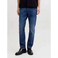 Jack & Jones Regular-fit-Jeans JJICLARK mit Used-Look und Stretch für den Alltag mit Abriebeffekten