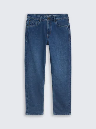 Tom Tailor - TTMORRIS RELAXED Jeans dark stone bright blue denim - Gr. - 32