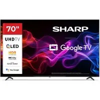 Sharp 70HP5765E QLED-Fernseher (177 cm/70 Zoll, 4K Ultra HD, Google TV, Google TV, HDR Dolby Vision & Atmos, Sound by Harman Kardon)
