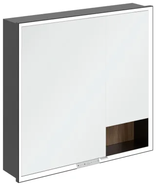 Villeroy & Boch Einbau-Spiegelschrank My View+ B48280 800x750x167mm mit Beleuchtung Kansas Oak B48280RH