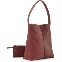 Vivance Shopper Schultertasche, Handtasche, Einkaufstasche, Damentasche (2-tlg), mit kleiner herausnehmbarer Innentasche VEGAN