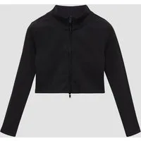 s.Oliver Sweatjacke Sweatshirt Jacke Kurze Sweatjacke im Slim Fit aus Rippware