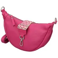 Adel Bags Schultertasche DIANA Halbmond Tasche Leder, Umhängetasche für Damen, Gürteltaschen, echt Leder, Made in Italy