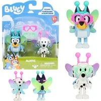 Bluey Spielfigur Bluey Figurensatz, Bluey Chloe Aliens, Kinderfiguren 3+