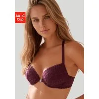 LASCANA Push-up-BH Nina mit Bügel, aus graphischer Spitze, sexy Dessous