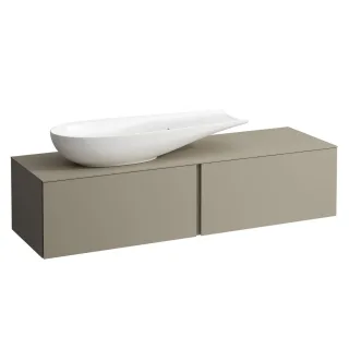 LAUFEN Waschtischunterschrank und Waschtischplatte ALESSI 500x1600x370 H4303420972701