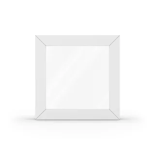 Kunststofffenster Weiß, aluplast Ideal 4000,510 x 510 mm, 1-teilig festverglast, individuell konfigurierbar