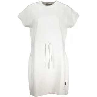 Kurzarm-Kleid mit Kordelzug