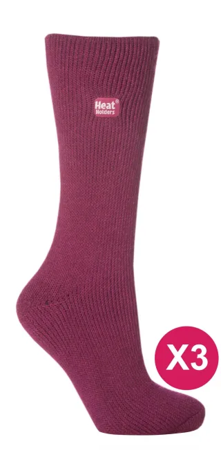HEAT HOLDERS - 3er-Pack Multipack Damen Isolierte Thermo-Socken für den Winter