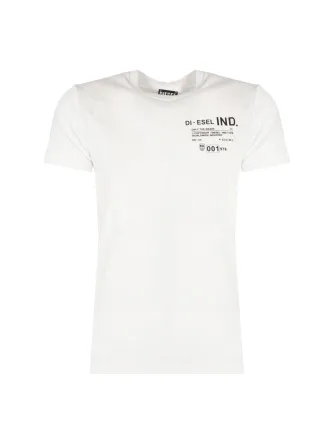Diesel T-Shirt T-Diegos Herren weiß