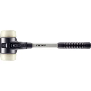 HALDER SIMPLEX - Schonhammer mit verstärktem TE-Gehäuse und Fiberglasstiel, Nylon - 3708.080