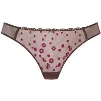 s.Oliver String aus Spitze mit Blumenstickerei