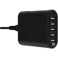 COFI 1453 5x USB 2400mAh Schnell-Ladegerät Netzteil Ladegerät USB-Ladegerät Smartphone-Ladegerät