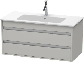 Duravit Ketho Waschtischunterbau wandhängend Betongrau Matt 1000x475x480 mm - KT643000707 KT643000707