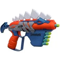 Nerf Spielwelt DinoSquad Stego-Smash, Dinosaurier-Design, 5 Nerf Elite Schaumstoff-Darts