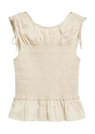 comma - Bluse beige - Gr. - 42