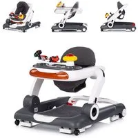 Chipolino Lauflernhilfe Lauflernhilfe little Explorer, 4 in 1 Laulernwagen Musik Stopper Räder