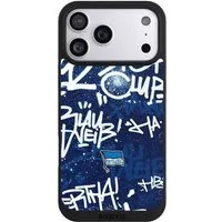 NIVOCASE Handyhülle Hertha BSC Graffiti Offizielles Lizenzprodukt Street Graffiti, Apple iPhone 17 Pro Max Handyhülle Hülle NIVOpure Case Schwarz