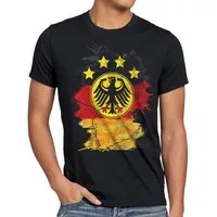 style3 T-Shirt Deutschland Wappen WM 2026 Fußball trikot fahne weltmeister europa EM