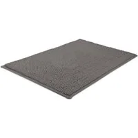 Beautissu Badematte Badematte BeauMare WR, 50x50cm rutschfest Chenille Anthrazit, Höhe 10 mm, Polyester, Badematte rutschfest 50x50 cm Chenille Badezimmerteppich Flauschig Bad