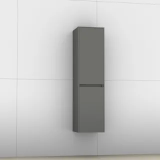 Artiqua 116 Midischrank, Quarzgrau Hochglanz Select, 116-MTT-1-30-L-7162-172 116-MTT-1-30-L-7162-172