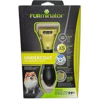 FURminator Fellbürste für langhaarige Schoßhunde, deShedding-Pflege Werkzeug