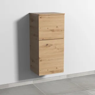 Sanipa 3way Mittelschrank mit 1 Tür und 1 Auszug, Eiche Natural-Touch, SM12985 SM12985
