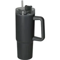 elasto Thermoflasche Trinkbecher "Tampa", 800 ml, grau/creme