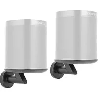 RICOO Lautsprecher-Wandhalterung Speziell für Sonos ONE, ONE SL & Play:1 Lautsprecher Halterung, (LH054 / 2-er Set, 1-tlg., 2 Stk. Wandhalterung für Sonos Boxen schwarz fix starr, Wandhalter für SONOS ONE, SL & Play:1 Lautsprecher Halter für Wand)