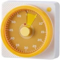 FELIXLEO Intervall-Timer Timer Visueller Kinder Timer 60 Min ADHS Autismus Hausaufgaben Gelb. (1-St)