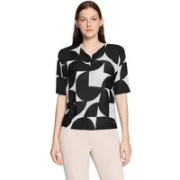 Betty&Co Strickpullover Damen mit Print (1-tlg)