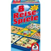 Schmidt Spiele Spiel Reisespiele Spielesammlung 8 Reise-Spiele, magnetisch 49102