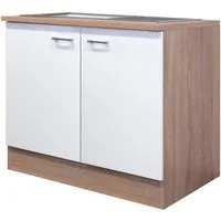 Flex-Well Spülenschrank Samoa (B x H x T) 100 x 85 x 60 cm, inkl. Einbauspüle