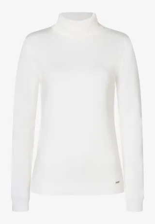 MORE & MORE - Rollkragen-Pullover weiß - Gr. - 46